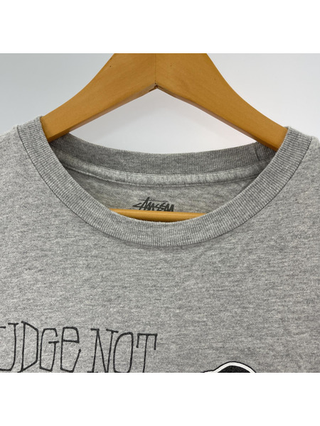 STUSSY プリントS/Sカットソー グレー L[値下]