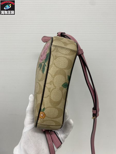 ショルダーバッグ COACH 花柄 シグネチャー ショルダーバッグ 2465