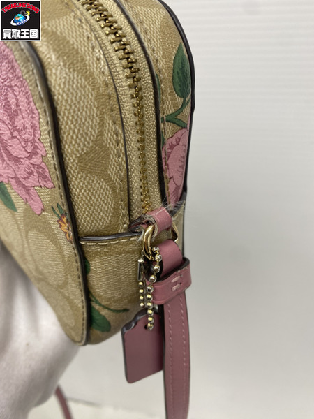 ショルダーバッグ COACH 花柄 シグネチャー ショルダーバッグ 2465