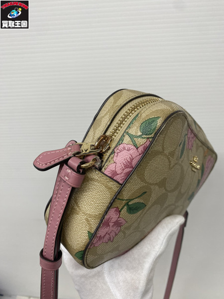 ショルダーバッグ COACH 花柄 シグネチャー ショルダーバッグ 2465