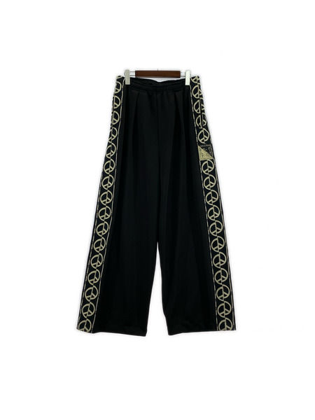 KAPITAL 25SS スムースジャージー TH.D.D バギートラックパンツ 4 黒 K2503LP107