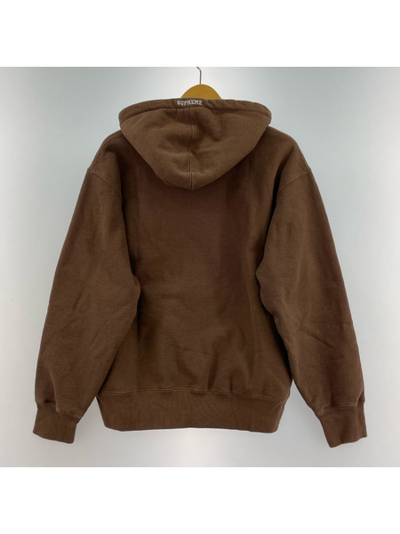 Supreme スウェット・トレーナー 22FW S LOGO HOODED SWEATSHIRT (S) 茶