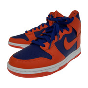 NIKE Dunk High Retro Orange and Deep Royal