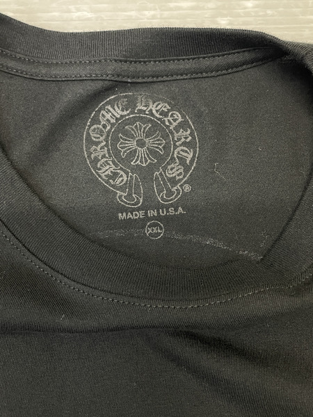 CHROME HEARTS Horseshoe S/S Tee ホースシューS/SポケTee XXL 黒