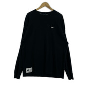 DESCENDANT 長袖Tシャツ・カットソー 24SS GAUFRE WAFFLE LS 黒 (2)