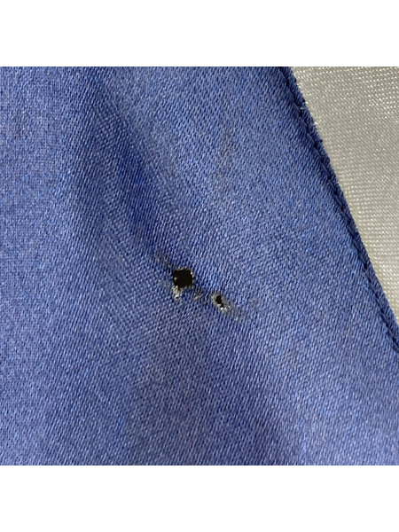 東洋エンタープライズ ブルゾン・ジャンパー スーベニア サテン スカル 髑髏 龍 青白 (XL)