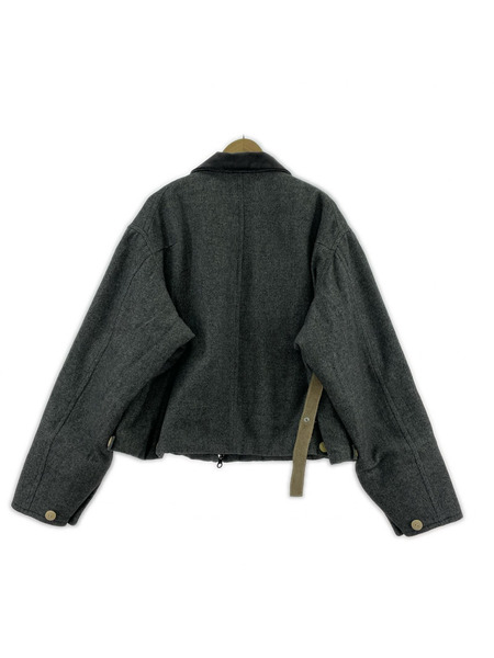 SUNSEA ジャケット rakuda detroit jacket ASH GRAY (2)