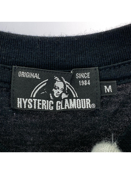 HYSTERIC GLAMOUR 半袖Tシャツ・カットソー YANKEE GIRL プリントTee/黒