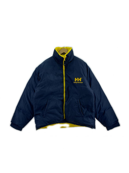 HELLY HANSEN ダウンジャケット 90s/リバーシブル/黄色/紺[値下]