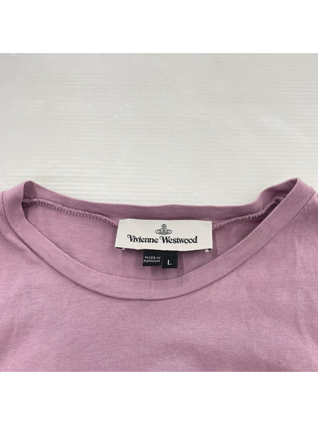 Vivienne Westwood 半袖Tシャツ・カットソー Get a Life! 刺繍 ピンク