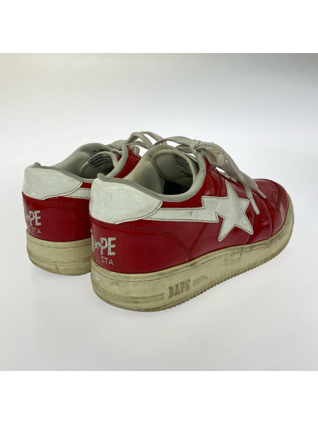 A BATHING APE スニーカー BAPE STA LOW 赤 27cm