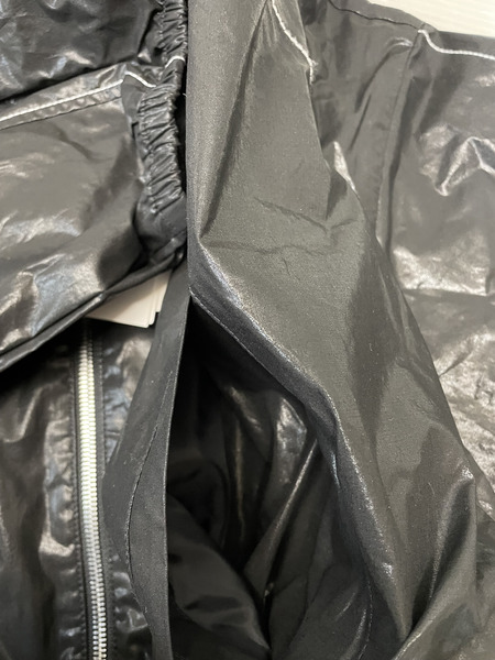 Martin Kim バックロゴ コーティングトラックジャケット S ブラック[値下]