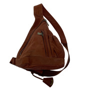 aniary ショルダーバッグ レザースリングバッグ ピンク