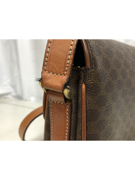CELINE セリーヌ　マカダム柄 ショルダーバッグ