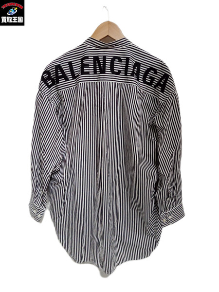 BALENCIAGA ニーウィング ストライプ シャツ ３４ ストライプ