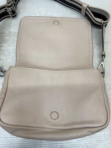 PRADA ヴィッテロダイノ ソフトレザー ショルダーバッグ ピンクベージュ 1BD314