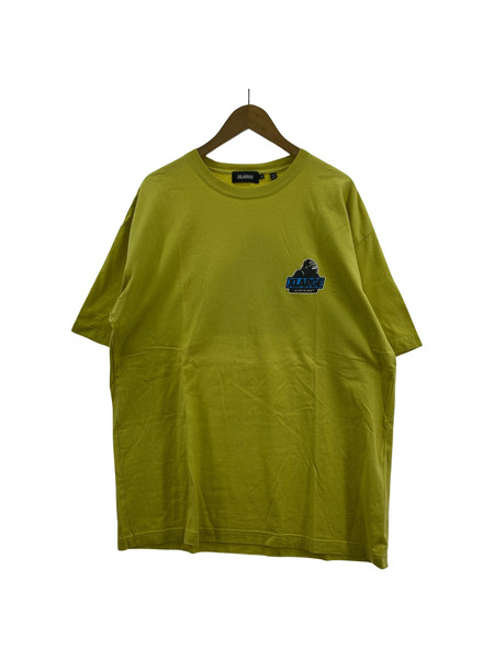 XLARGE S/S Tee SLANTED OG 黄 (XL)