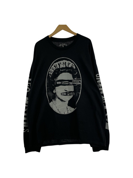 mastermind JAPAN God Save The Queen L-S Tee (XL)
