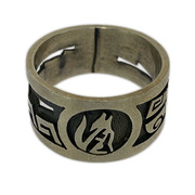 NAVAJO リング・指輪 NAVAJO族 Lucion Koinva 狼