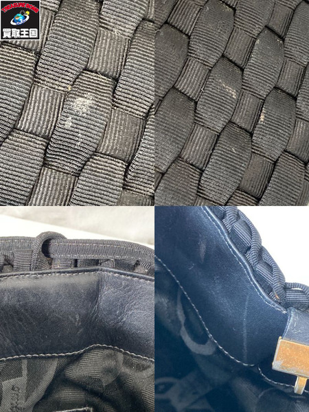 ショルダーバッグ S.Ferragamo/ヴァラリボン 編み込みバッグ/AQ216215