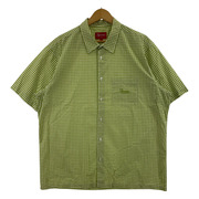 Supreme 21SS Gingham S/S Shirt グリーン(L)