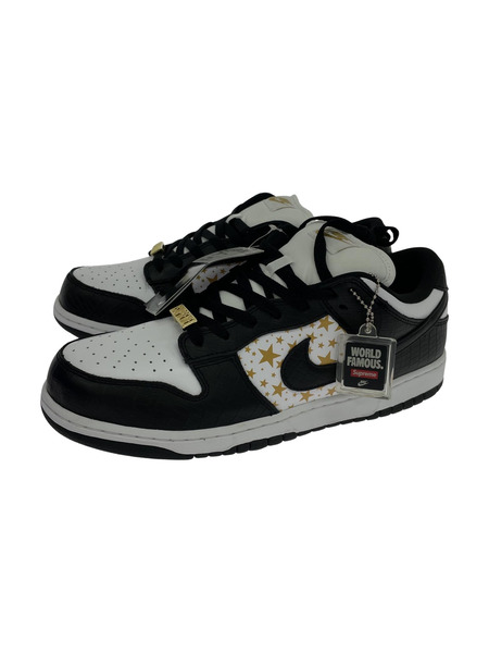 NIKE×Supreme DUNK LOW OG QS GOLD STARS BLACK 28 DH3228-102