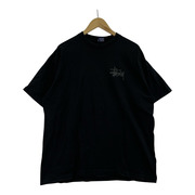 STUSSY　紺タグ　DRAGON　Tシャツ　ブラック　XL