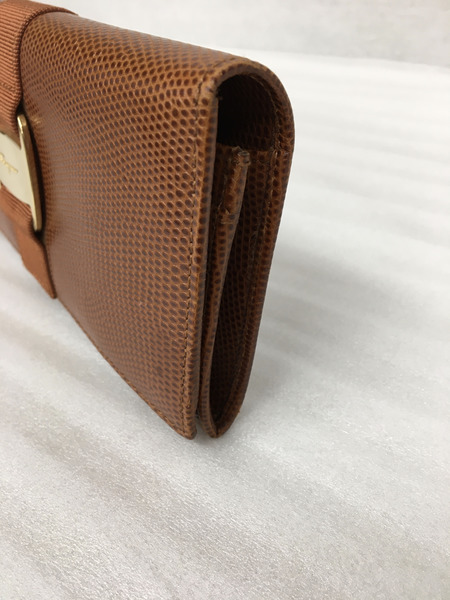 S.Ferragamo　長財布 茶