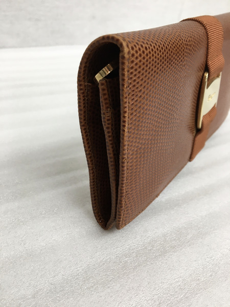 S.Ferragamo　長財布 茶