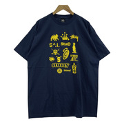 STUSSY　LESSON 1 Tシャツ　ネイビー　XL