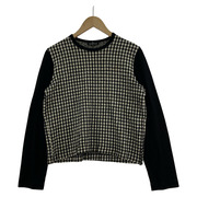 tricot COMME des GARCONS 袖切リ替エカットソー　白黒