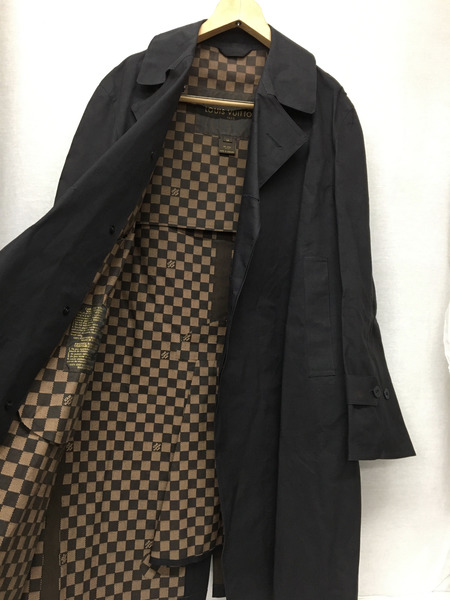 LV MACKINTOSH ゴム引きコート 裏ダミエ