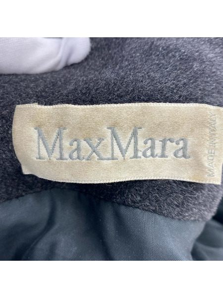Max Mara ソノ他 カシミヤ混 コート 38 GRY