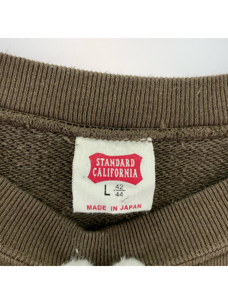 STANDARD CALIFORNIA SD US COTTON SCRIPT LOGO CREW SWEAT (L)