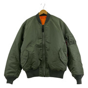 ALPHA ミリタリージャケット MA-1 オリーブ(XL)