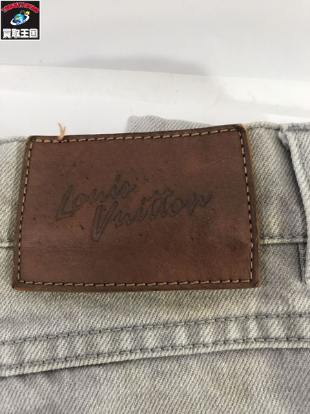 LV メンズラグ衣料 スキニーデニム 灰（31）