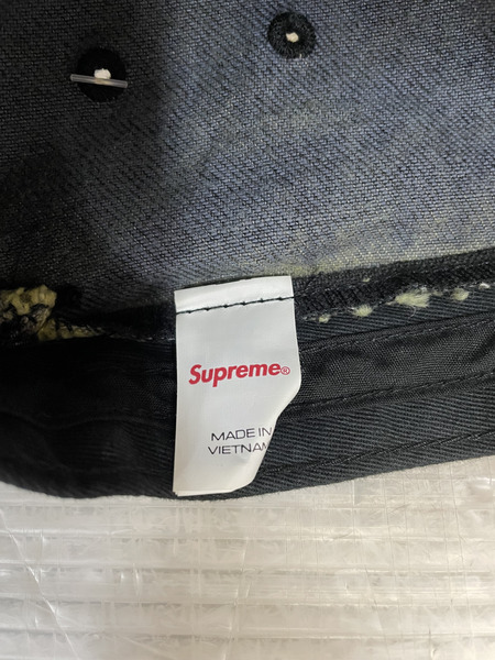 Supreme 25AW Denim Camp Cap Washed Black デニムキャップ