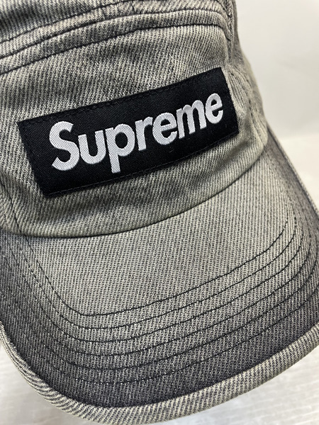 Supreme 25AW Denim Camp Cap Washed Black デニムキャップ