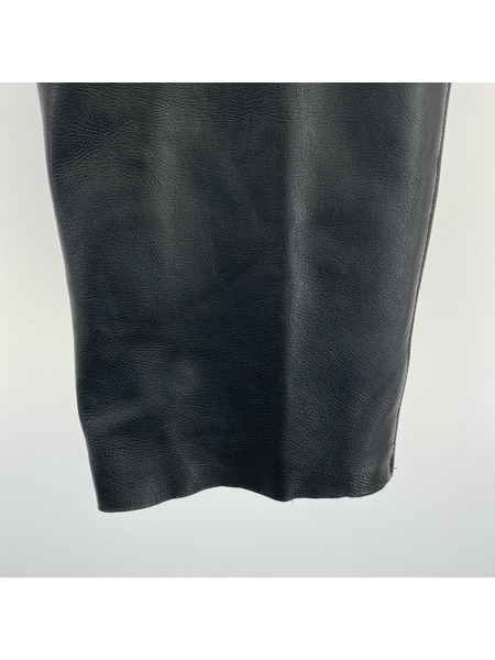 schott パンツ レザー 黒（30）