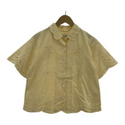 THE SHINZONE PAISLEY OPEN COLLAR SHIRT 34
