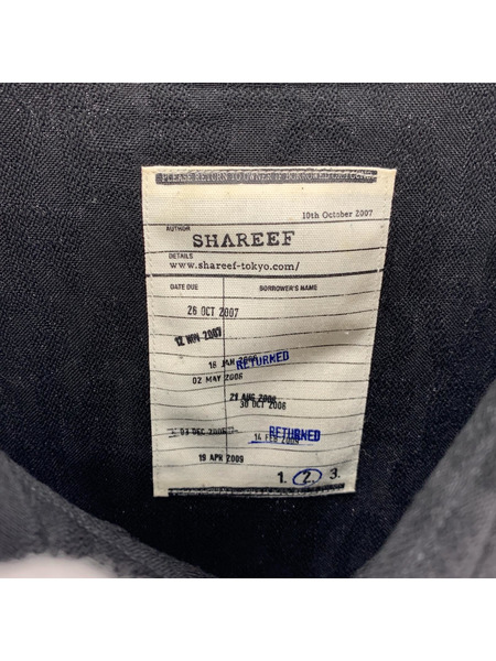 SHAREEF 長袖シャツ 20SS バーコードロングシャツ[値下]