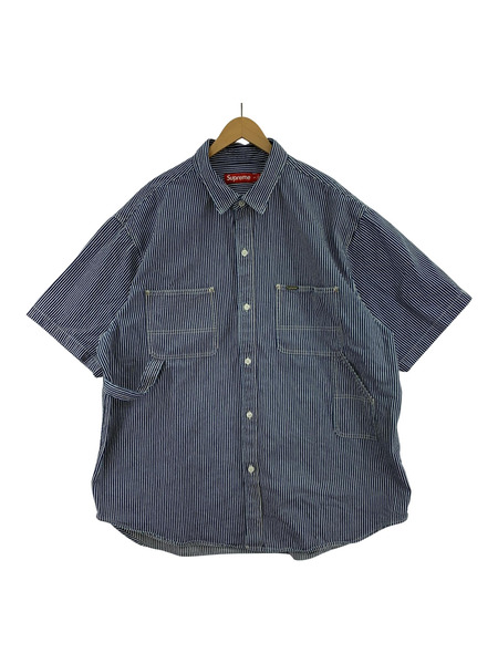 Supreme 半袖シャツ Loose Fit S/S Denim Painter Shirt[値下]