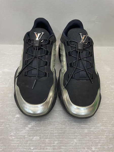 LOUIS VUITTON 21AW ミレニアムライン テックスニーカー 7 ブラック×シルバー