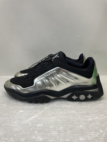 LOUIS VUITTON 21AW ミレニアムライン テックスニーカー 7 ブラック×シルバー