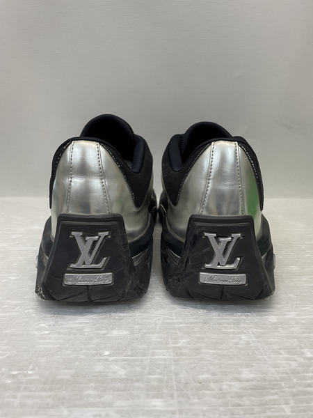 LOUIS VUITTON 21AW ミレニアムライン テックスニーカー 7 ブラック×シルバー