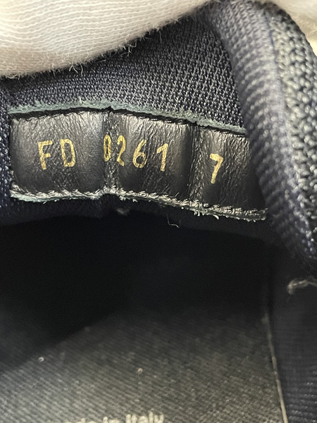 LOUIS VUITTON 21AW ミレニアムライン テックスニーカー 7 ブラック×シルバー