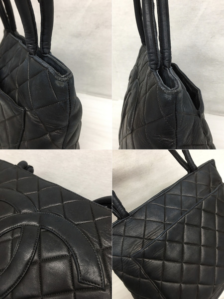 CHANEL　トートバッグ 復刻トート/マトラッセ/ラムスキン