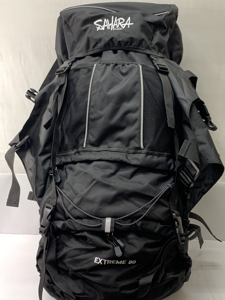 FieldSAHARA FSBP80 Extremeバックパック 80L ブラック フィールドサハラ リュック アウトドア 登山 [値下]