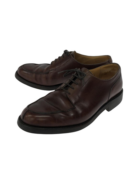 CROCKETT＆JONES Uチップシューズ 8E ブラウン