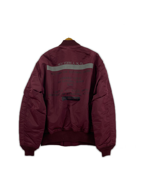 ミリタリージャケット MA-1 (XL) 赤